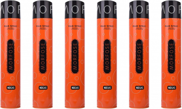 6x Morfose No Gas Haarspray 400 ml
